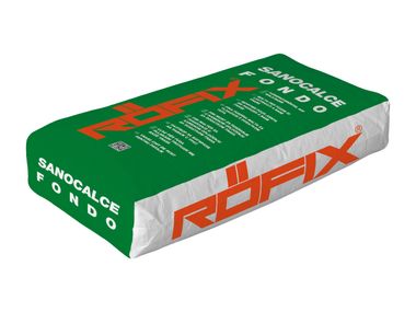 Salt-resistant rough coat based on NHL5 RÖFIX SanoCalce Fondo RÖFIX