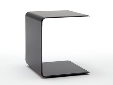 Rectangular leather side table ROLF BENZ 940