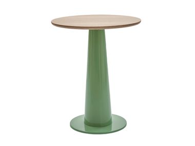 Round wooden table ROLL B PARLA