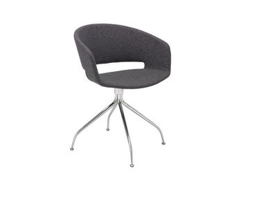 Open back oak chair with spoke base RONDA SO0455 Andreu World