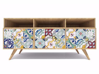 Faïence sideboard ROVERE MAIOLICATO FRANCESCO DE MAIO
