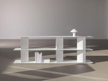 Double-sided steel bookcase PLEC SHELVING L RS Barcelona