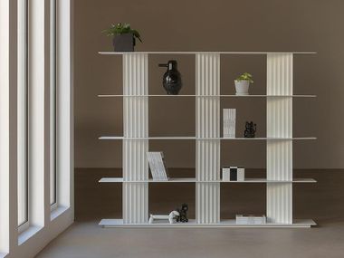 Double-sided steel bookcase PLEC SHELVING M RS Barcelona