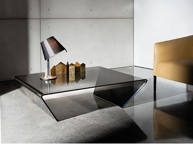 Rectangular crystal coffee table RUBINO Sovet italia