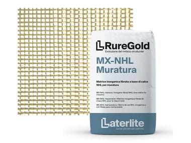 Laterlite, RUREGOLD A-MESH 45/45 Presidio antiribaltamento in FRCM