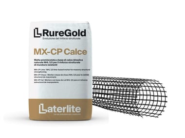 Laterlite, RUREGOLD B-MESH 200 Rete in fibra di basalto apprettata per sistemi antiribaltamento
