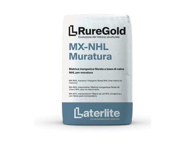 Laterlite, RUREGOLD CARBON 84/84 FRCM SYSTEM NHL Matrice inorganica fibrata a base di calce NHL per il rinforzo FRCM di strutture in muratura