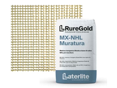 Laterlite, RUREGOLD ARAMID 45-45 FRCM SYSTEM NHL Rete di rinforzo in fibre aramidiche