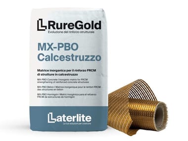 Laterlite, RUREGOLD PBO-MESH 88 FRCM in fibra di PBO 88 g/m2 e matrice inorganica