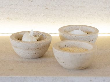 Travertine serving bowl ARCO RYTSOLA