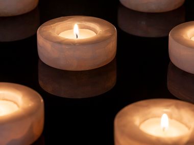 Onyx candle holder AURA RYTSOLA