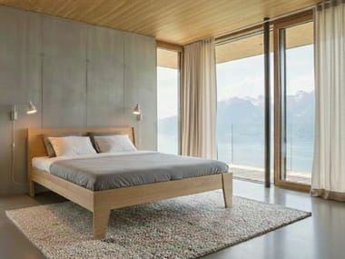 Letto matrimoniale in compensato HUH Radis