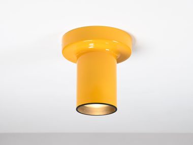 LED powder coated aluminium ceiling lamp MISTER T Re-Volt