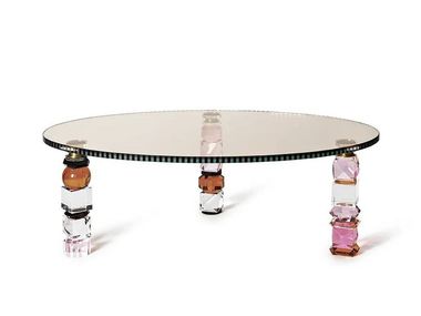 Low crystal central coffee table AZALEA COFFE TABLE Reflections Copenhagen