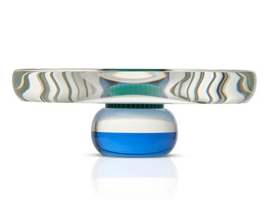 Round crystal tray COLETTE Reflections Copenhagen