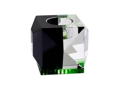 Crystal candle holder OPHELIA CLEAR / BLACK Reflections Copenhagen