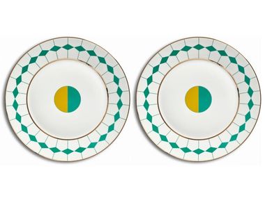 Porcelain dessert plate PONTA Reflections Copenhagen