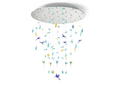 Lampada a sospensione a LED in vetro di Murano EDEN Reflex