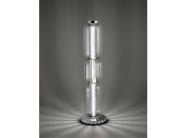 LED glass floor lamp LANTERNA Reflex