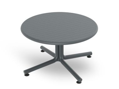 Mesa de centro redonda baixa de polipropileno BINI Resol