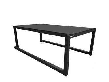 Rectangular low aluminium coffee table BARCINO Resol
