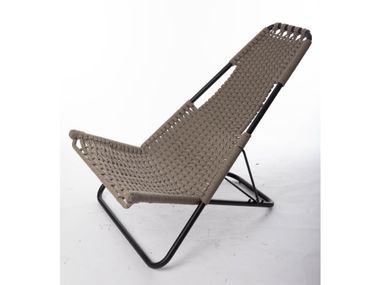 Recliner rope and stainless steel deck chair IMPERIAL ROPE Rever