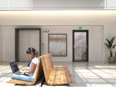 Aluminium Fire door FLAME LINE Reynaers Aluminium