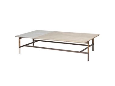 Rectangular natural stone central coffee table GT Ritzwell