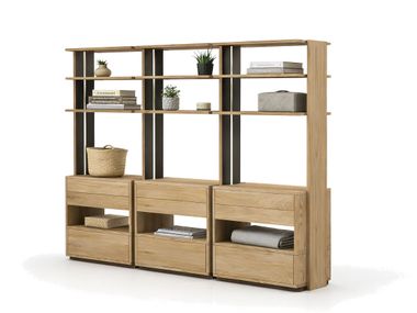 Cabina armadio componibile in listellare e legno massello AVANT OPEN DOUBLE-SIDED Riva 1920