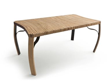 Rectangular Barrique wood table DOGA Riva 1920