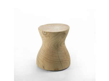 Low cedarwood stool ROSA DEL DESERTO Riva 1920