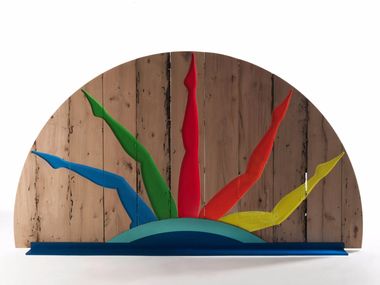 Briccola wood room divider VENETIAN MERMAIDS Riva 1920