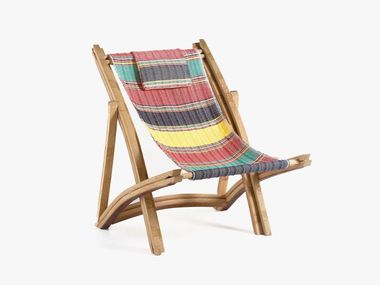Barrique wood deck chair VIRGOLA Riva 1920