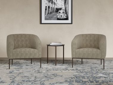 Poltroncina in pelle e/o tessuto ALYSE Rivolta