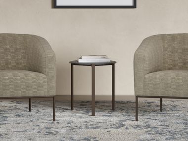 Tavolino in marmo e metallo TOLOMEO Rivolta