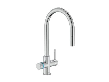 Countertop kitchen mixer tap with pull out spray AQUAFY 5A8D3G..0 Roca