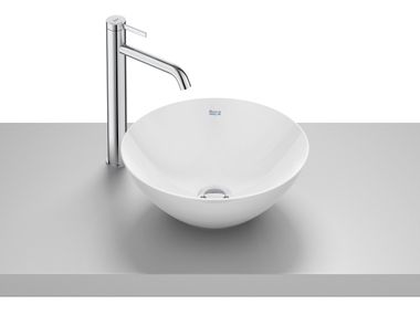 Round countertop porcelain washbasin BOL 32787L..0 Roca