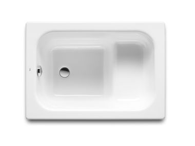 Vasca da bagno con seduta in acciaio da incasso CONTESA 213100..1 Roca
