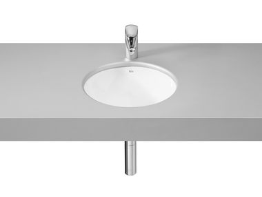 Lavabo da incasso sottopiano rotondo in porcellana FORO 327884..0 Roca