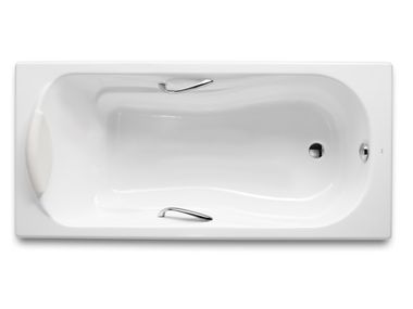 Vasca da bagno antiscivolo in ghisa da incasso HAITI 233170..1 / 233250..R Roca