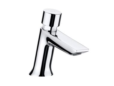 Waschtisch-Mischbatterie aus Metall mit Selbstschluss-System zur Standmontage mit Durchflussbegrenzer INSTANT 5A4277C00 / 5A4477C00 Roca