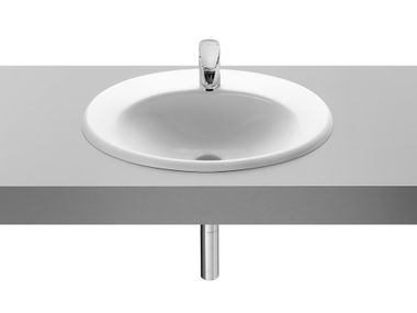 Inset porcelain washbasin JAVA 327863..0 Roca