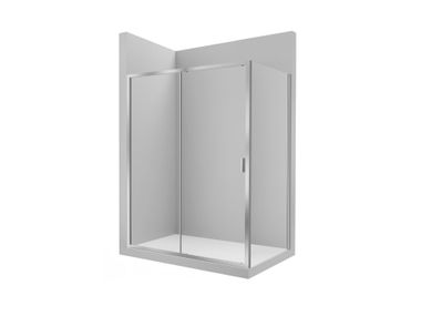 Glass shower cabin with sliding door L2-E - M186100.. Roca
