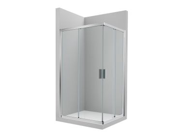 Box doccia angolare in vetro con porta scorrevole L2 M165090... Roca
