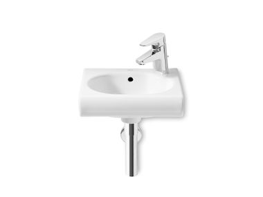 Lave-mains suspendu en porcelaine avec trop-plein MERIDIAN 32724 Roca