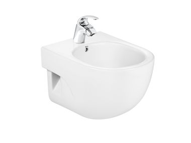 Bidé suspenso compacto de porcelana MERIDIAN 357246..0 Roca