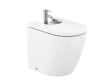 Floor mounted porcelain bidet MERIDIAN 357747..0 Roca