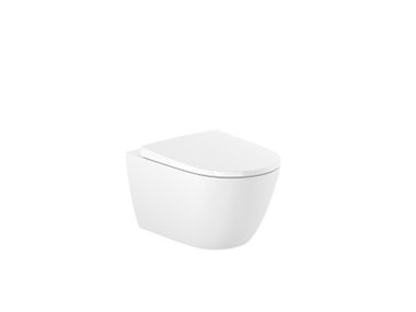 ONA 346687..0 Rimless wall-hung ceramic toilet By Roca