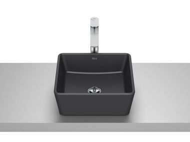 Lave-mains carré à poser en céramique OPTICA 327B12..0 Roca