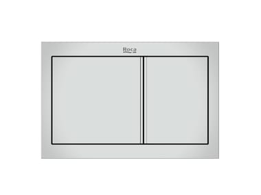 Roca, PL1 DUAL Placca di comando per wc meccanica